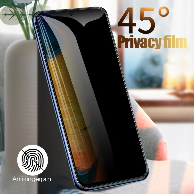 Anti Spy Privacy Glass Case - Антишпионский чехол для samsung a70s, защитная