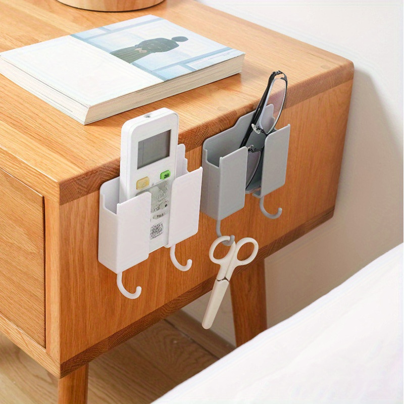 Phone Stands - Настенная полка-органайзер 3-в-1 с крючками, держателем
