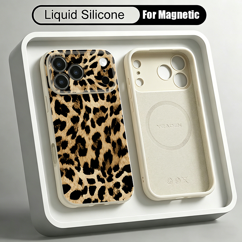 Liquid Silicone Magnetic Phone Case - Магнитный жидкий силиконовый чехол для iPhone