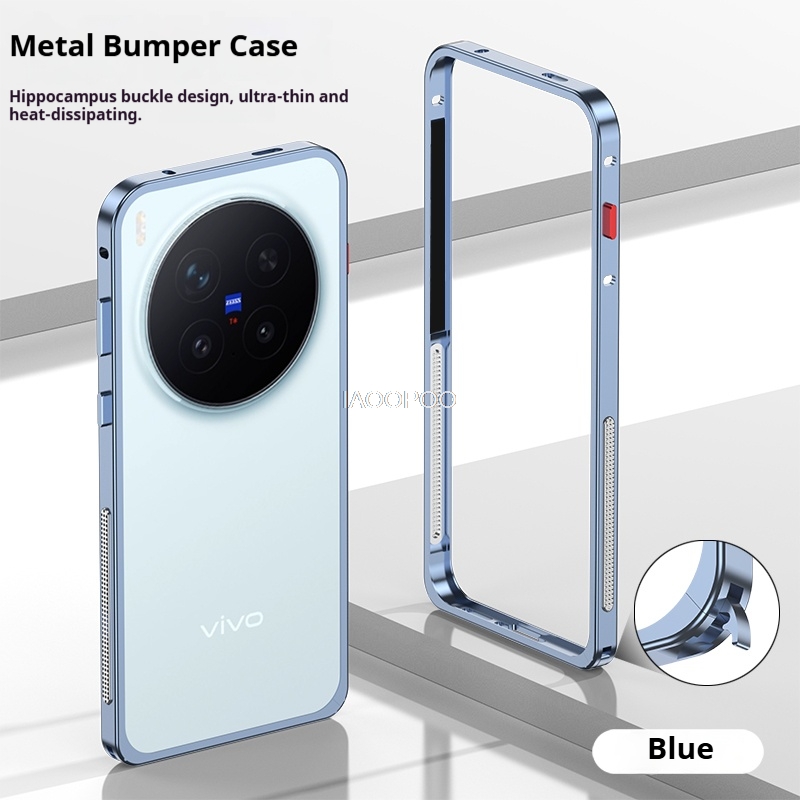 Metal Bumper Aluminum Frame Case - Ультратонкий алюминиевый металлический бампер-чехол для VIVO