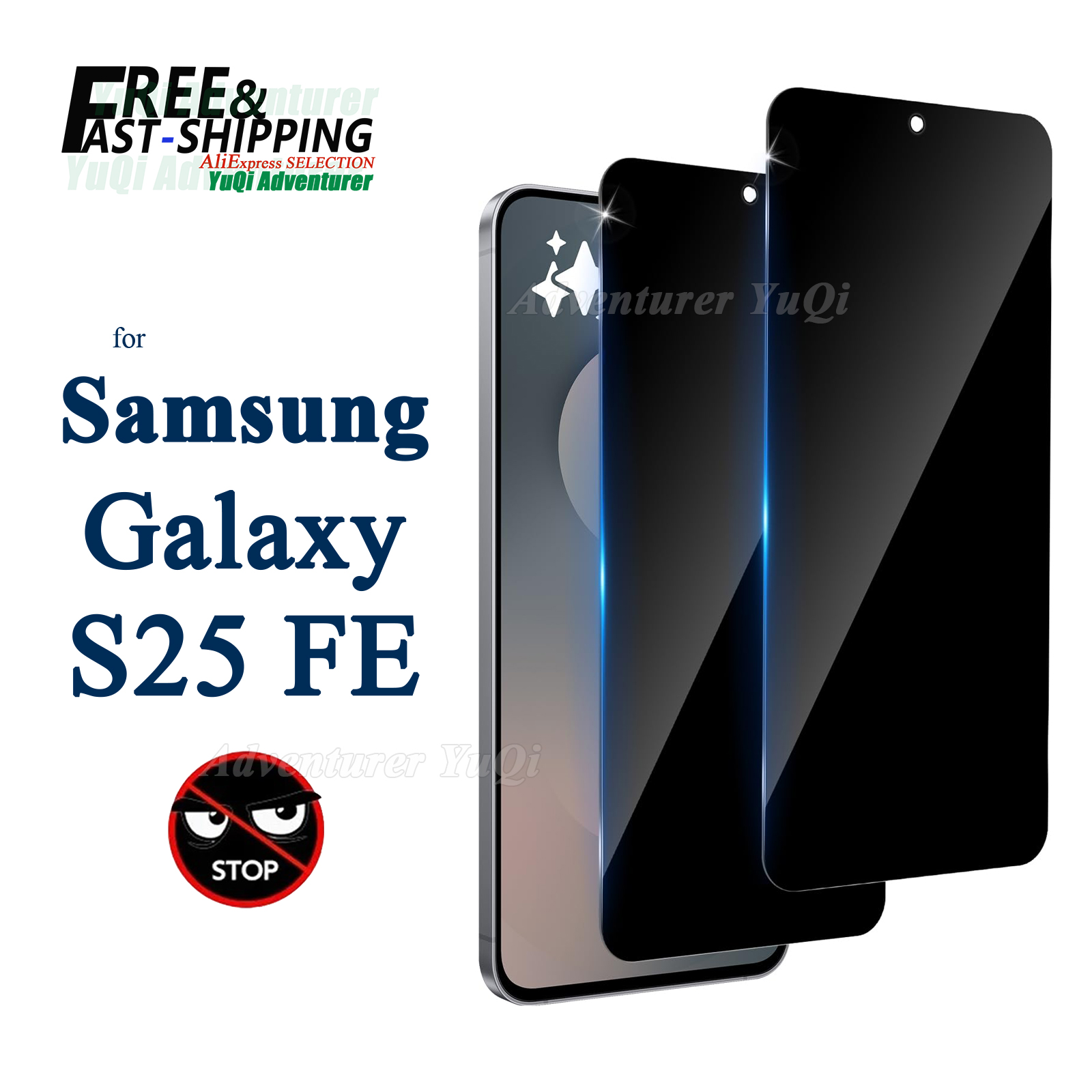 Anti Spy Privacy Glass Case - Защитная пленка для экрана от шпионажа