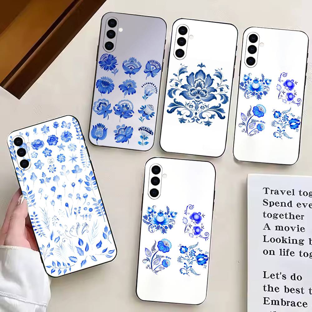 Vintage Floral Pattern Soft Case - Чехол для телефона с винтажным узором