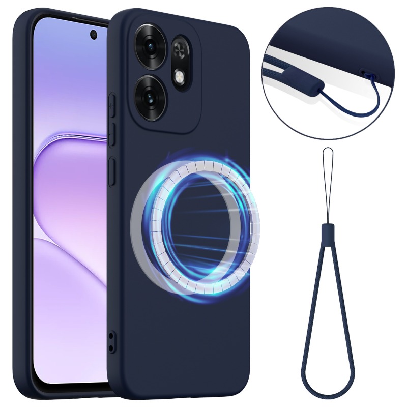 Liquid Silicone Magnetic Phone Case - Жидкий силиконовый матовый чехол для телефона