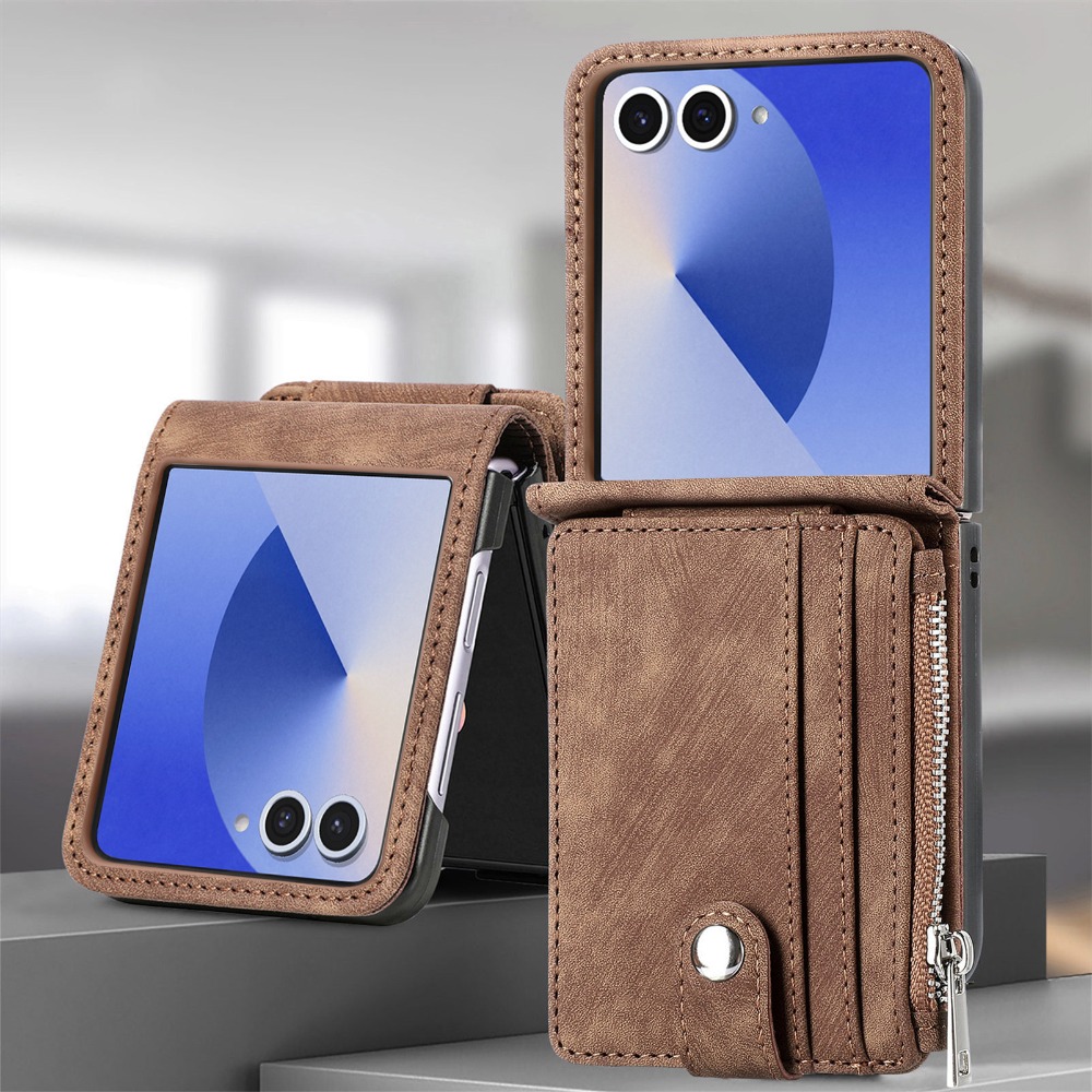 Leather Wallet Card Holder Phone Cover - 2-in-1 Detachable Card Holder Wallet Phone