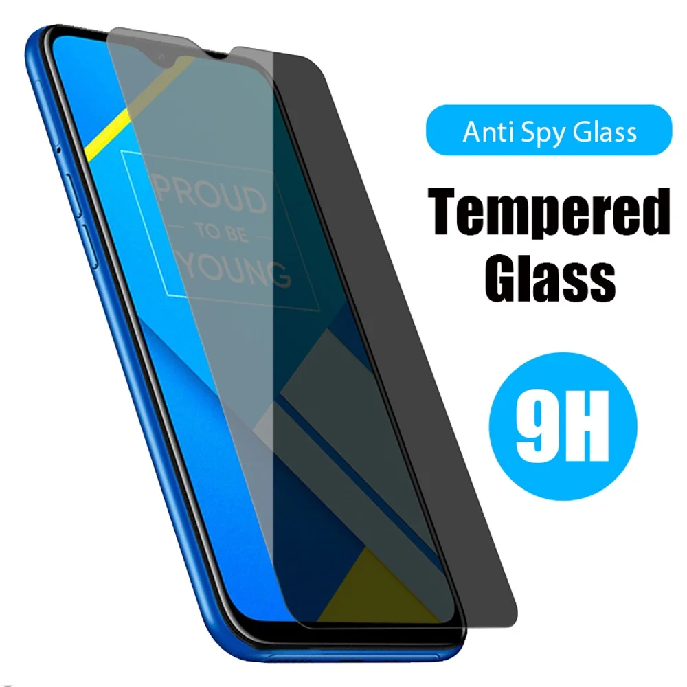 Anti Spy Privacy Glass Case - Антишпионский чехол для vivo y55s 5g,