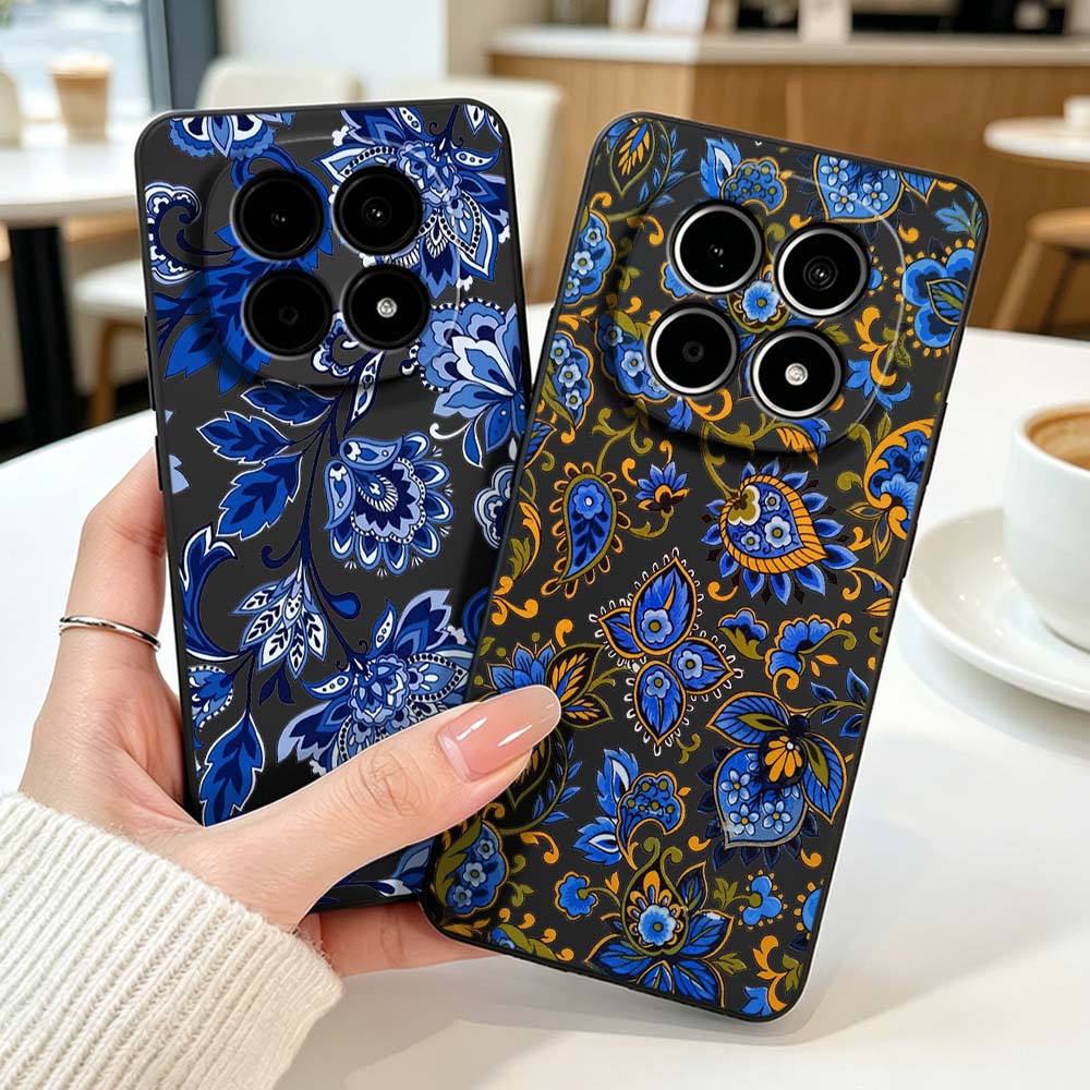 Vintage Floral Pattern Soft Case - Чехол для телефона с винтажным дизайном
