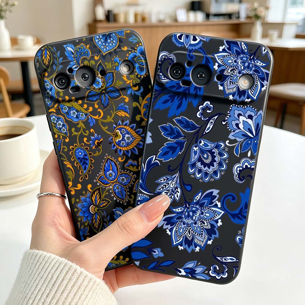 Vintage Floral Pattern Soft Case - Силиконовый чехол с цветочным узором в