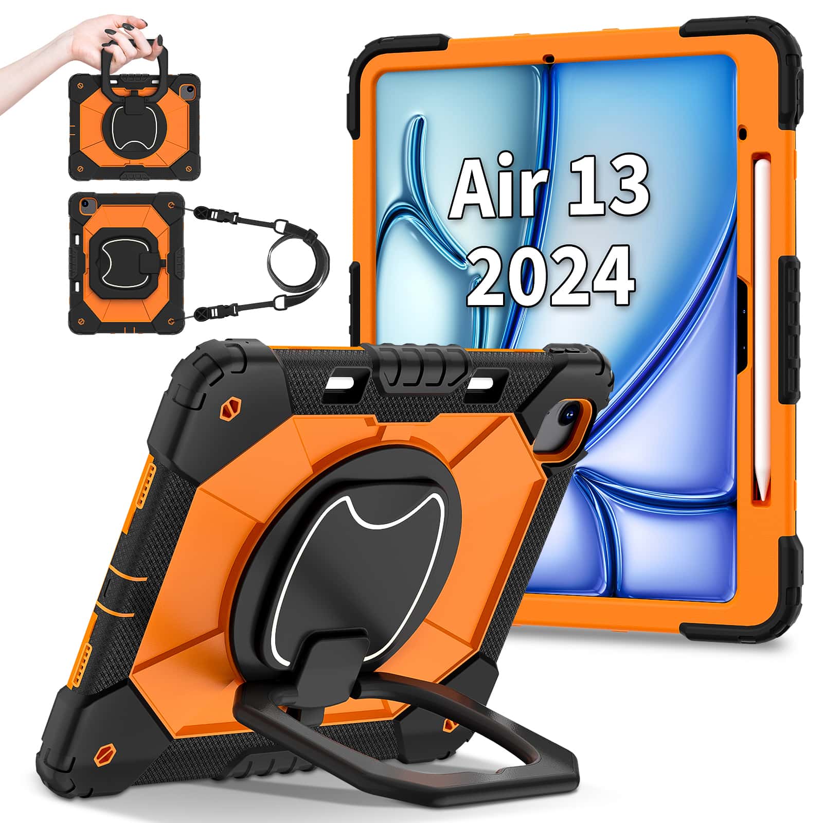 Heavy Duty 360 Full Body Protective Case - Чехол для iPad Pro 13 M5,