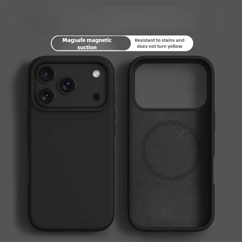 Liquid Silicone Magnetic Phone Case - Жидкий силиконовый магнитный чехол для MagSafe