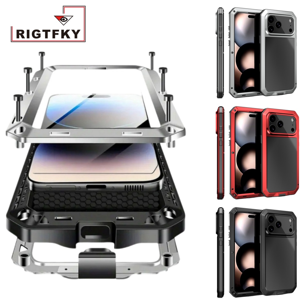 Heavy Duty 360 Full Body Protective Case - 360 ° Противоударный металлический чехол-броня для