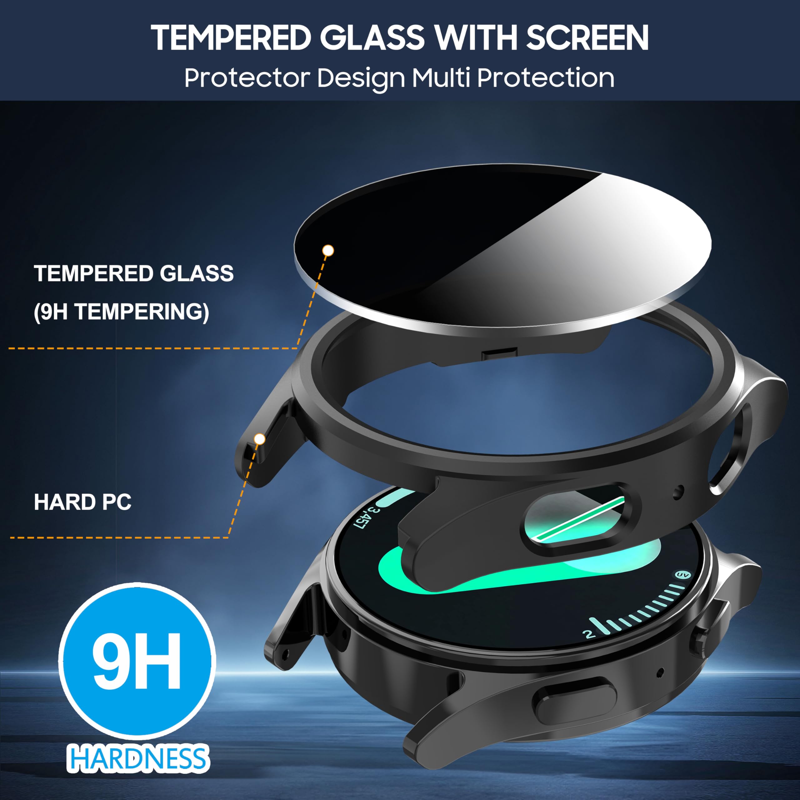 Закаленное стекло + защитный ч – обзор и цена Anti Spy Privacy Glass Case