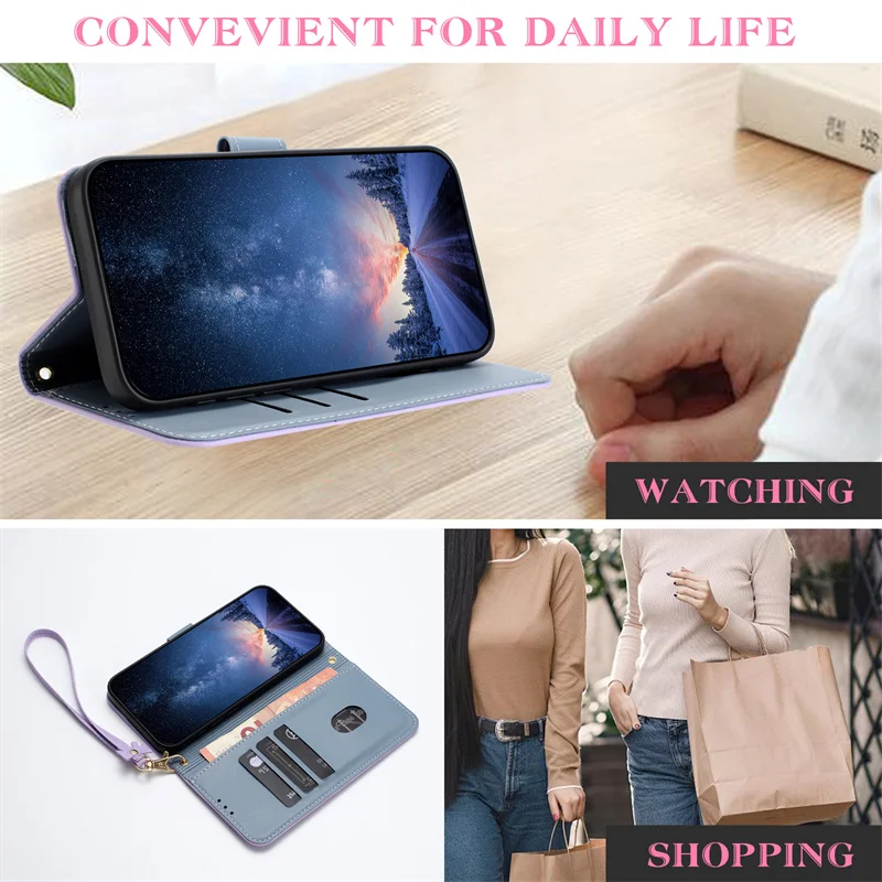 Кожаный чехол-книжка для Redmi – обзор и цена Leather Wallet Card Holder Phone Cover