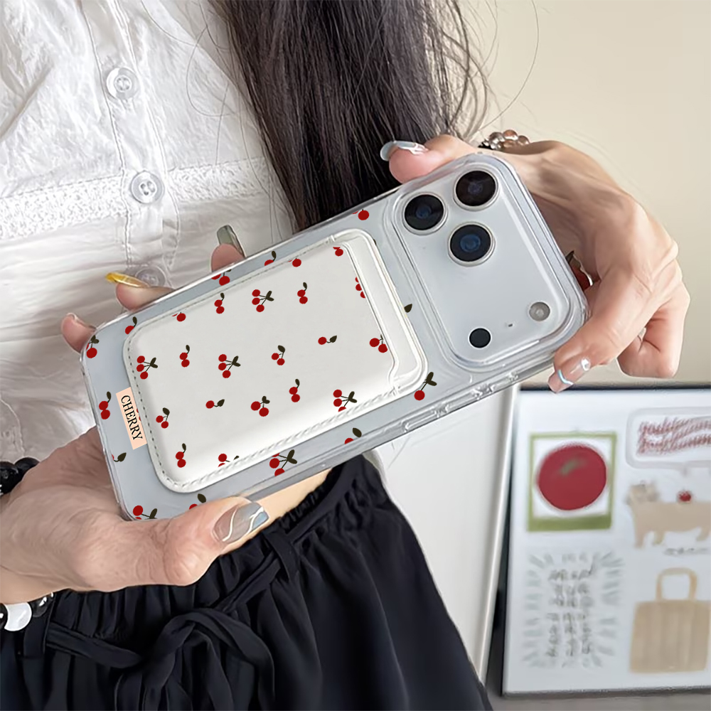 Магнитный держатель для карт M – обзор и цена Leather Wallet Card Holder Phone Cover