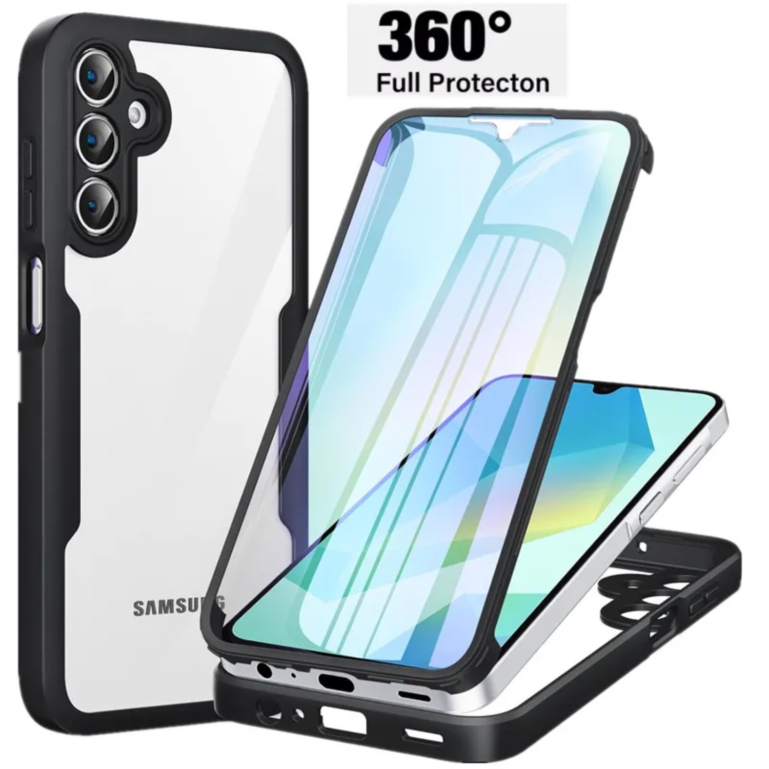 Сверхмощный прозрачный 360° °  – обзор и цена Heavy Duty 360 Full Body Protective Case