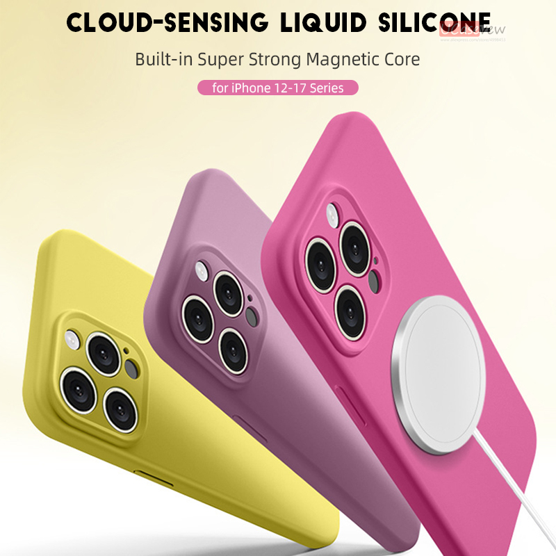 Магнитный оригинальный чехол и – обзор и цена Liquid Silicone Magnetic Phone Case