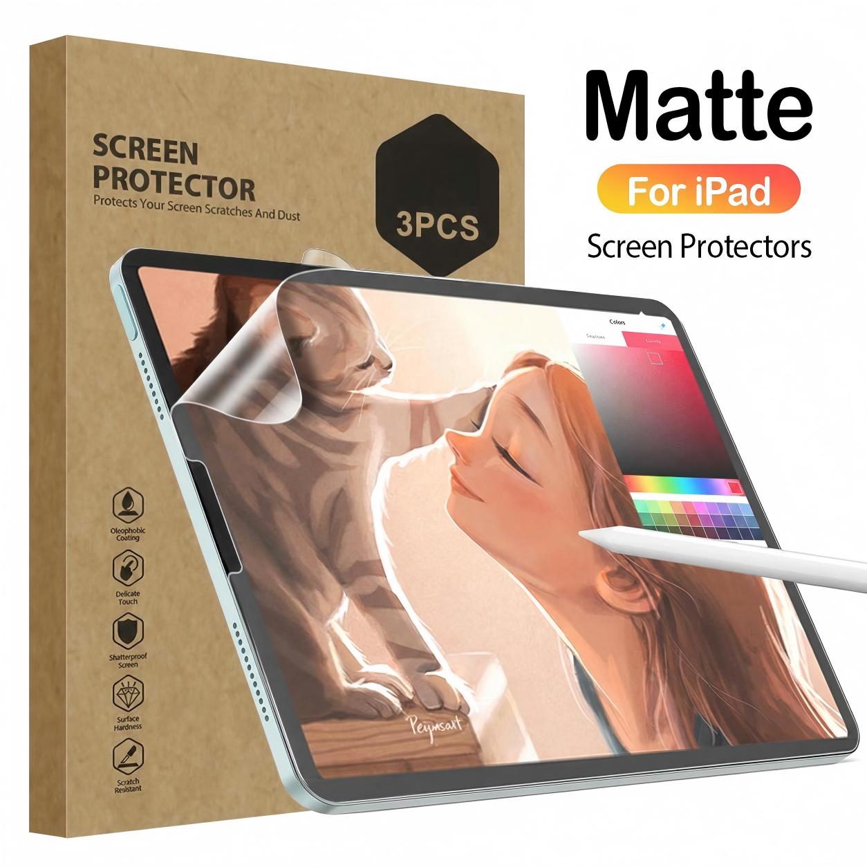 3 шт. матовых защитных пленок  – обзор и цена Matte Anti Glare Screen Protector