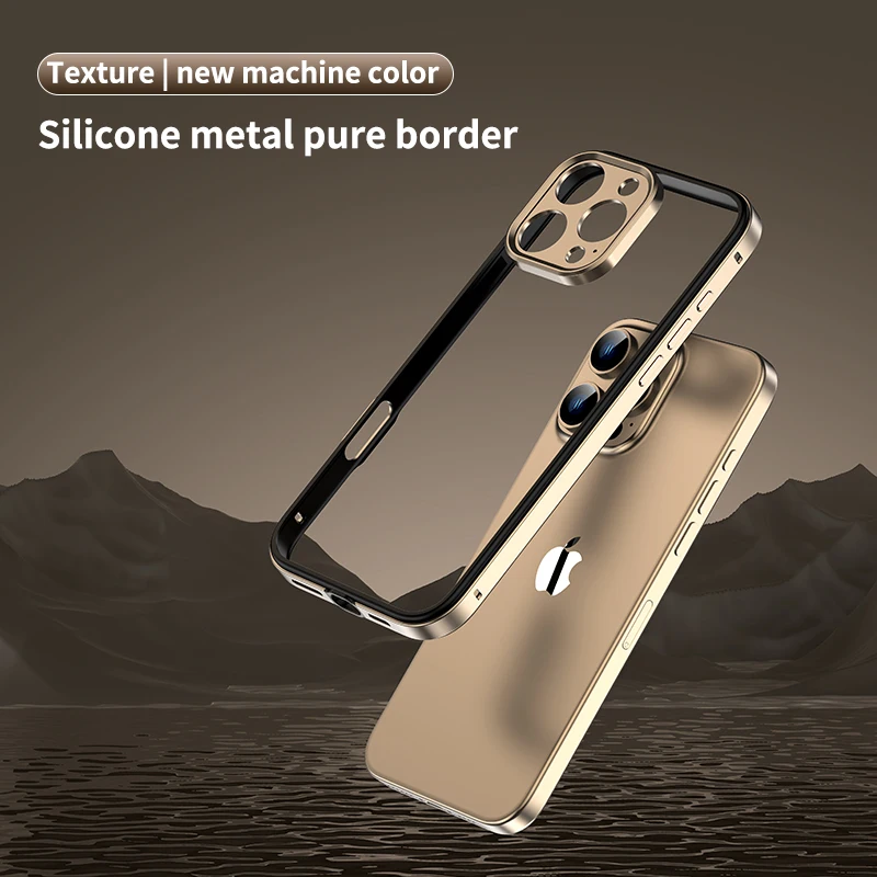 Защита камеры + гибридный сили – обзор и цена Metal Bumper Aluminum Frame Case