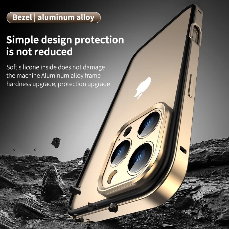 Защита камеры + гибридный сили – обзор и цена Metal Bumper Aluminum Frame Case