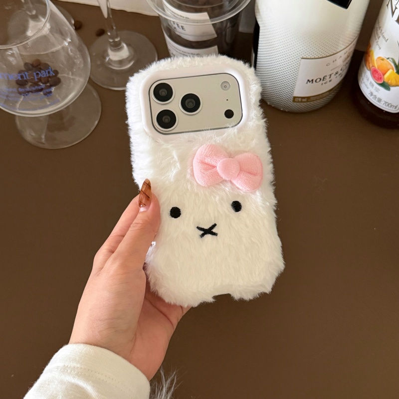 Милый мультяшный белый пушисты – обзор и цена Cute Cartoon Wrist Strap Silicone Case