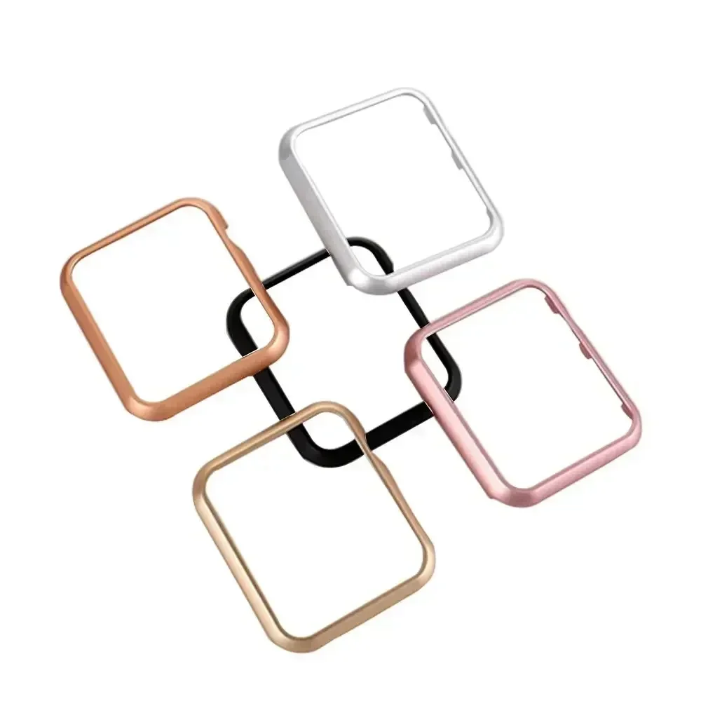 Для iWatch SE Series 10 9 8 7  – обзор и цена Metal Bumper Aluminum Frame Case