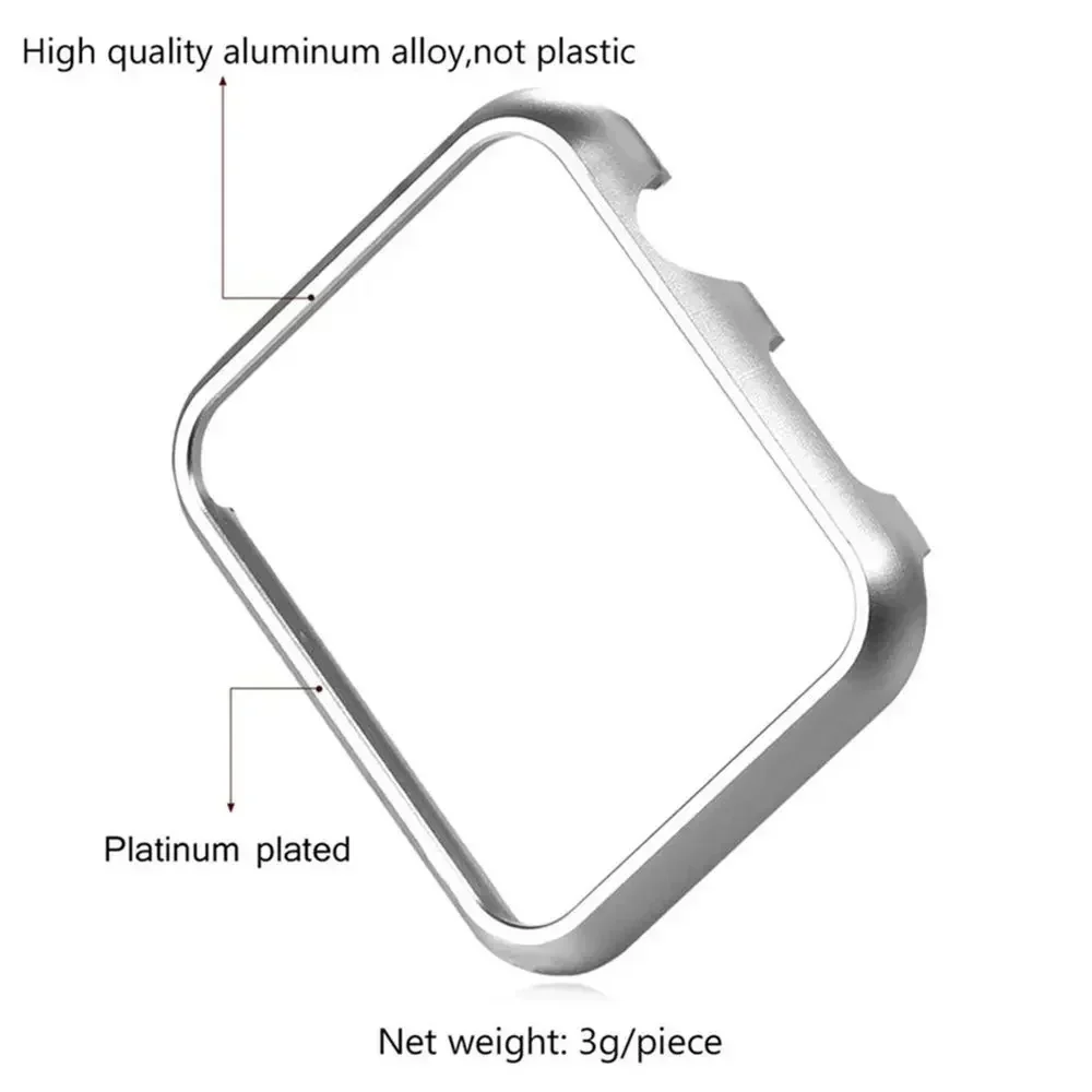 Для iWatch SE Series 10 9 8 7  – обзор и цена Metal Bumper Aluminum Frame Case