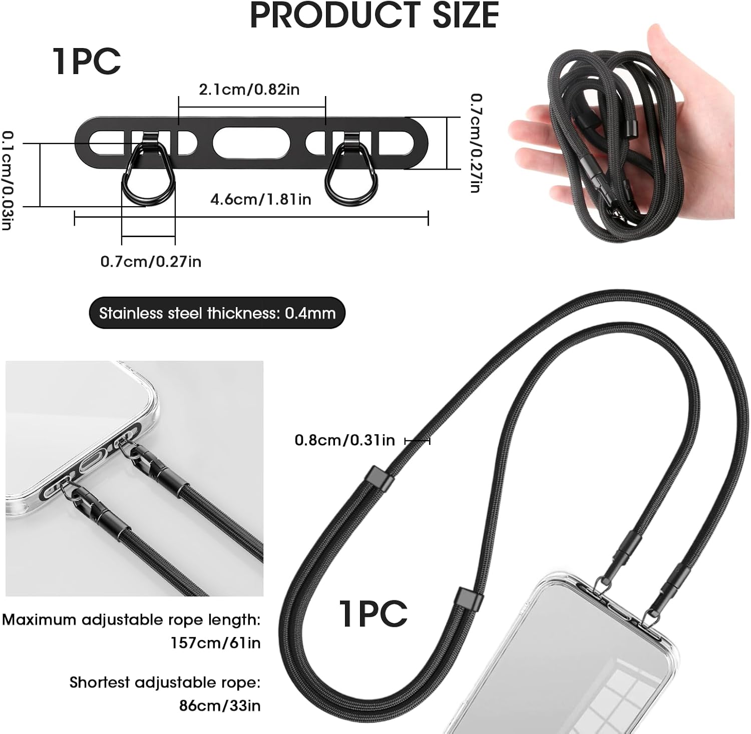 Ремешок для мобильного телефон – обзор и цена Crossbody Lanyard Neck Strap Case