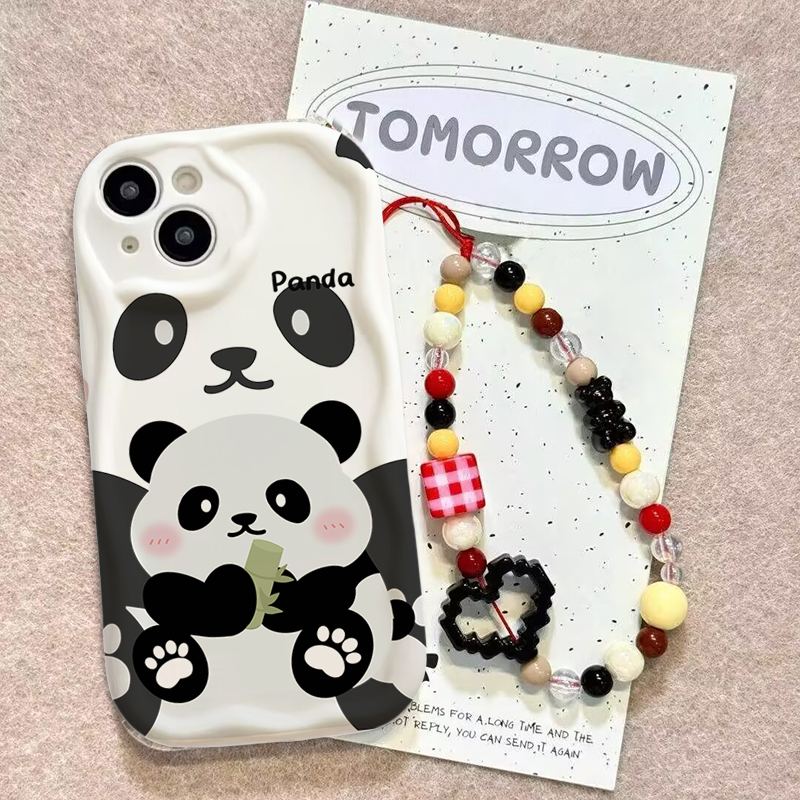 Чехол с ремешком на запястье C – обзор и цена Cute Cartoon Wrist Strap Silicone Case