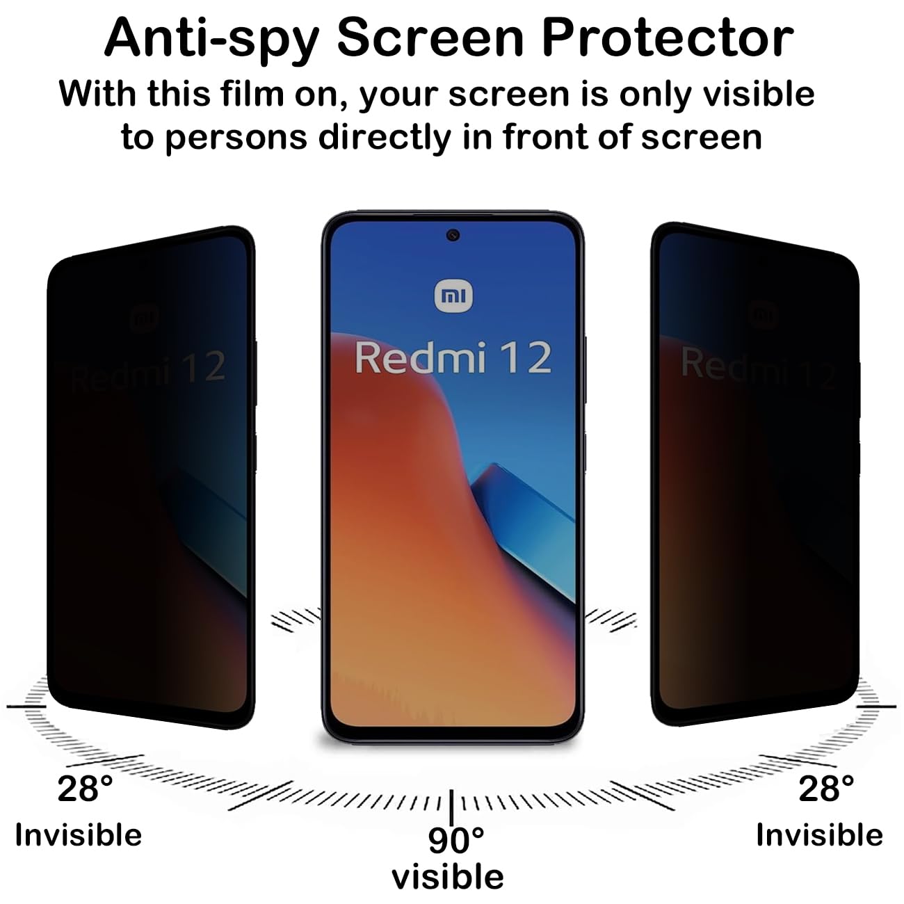Защитная пленка для экрана от  – обзор и цена Anti Spy Privacy Glass Case