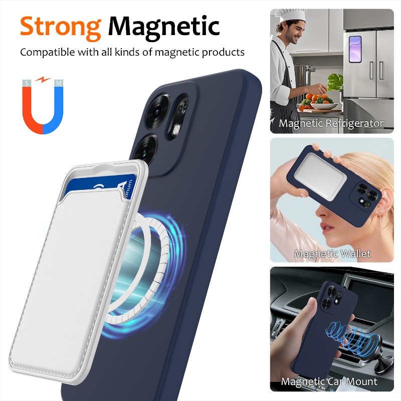 Жидкий силиконовый матовый чех – обзор и цена Liquid Silicone Magnetic Phone Case