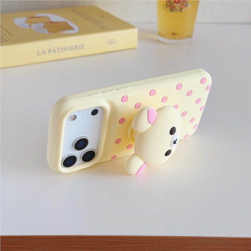 3D-чехол для телефона с изобра – обзор и цена Cute Cartoon Wrist Strap Silicone Case