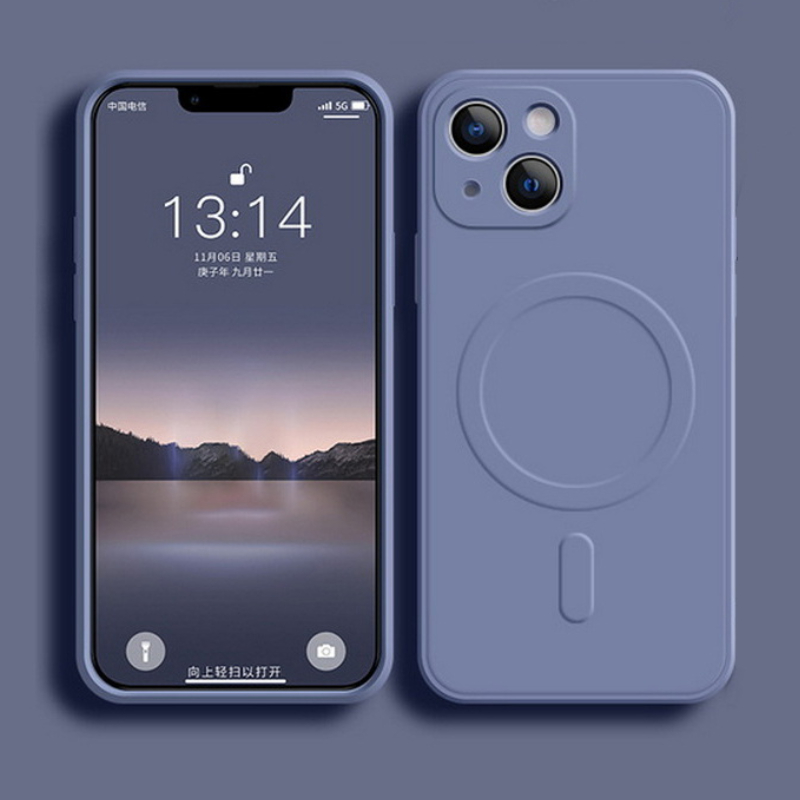 Жидкий силиконовый чехол для i – обзор и цена Liquid Silicone Magnetic Phone Case