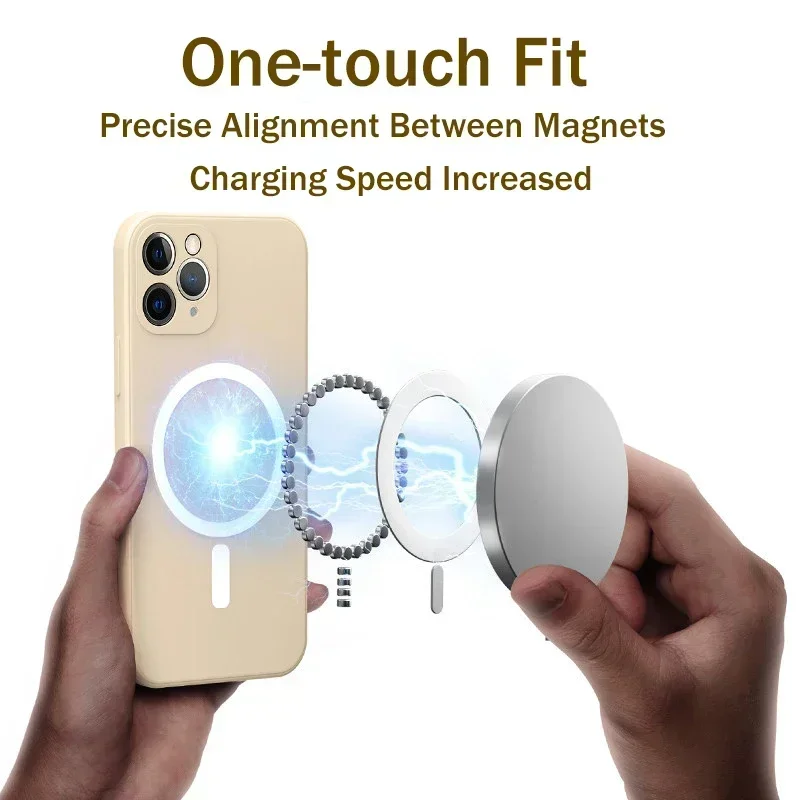 Жидкий силиконовый чехол для i – обзор и цена Liquid Silicone Magnetic Phone Case