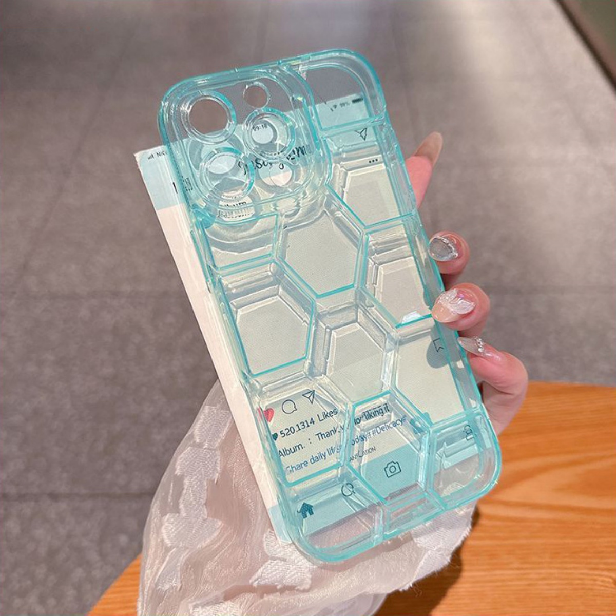 Чехол для телефона с сотовым г – обзор и цена Clear Shockproof Bumper Case