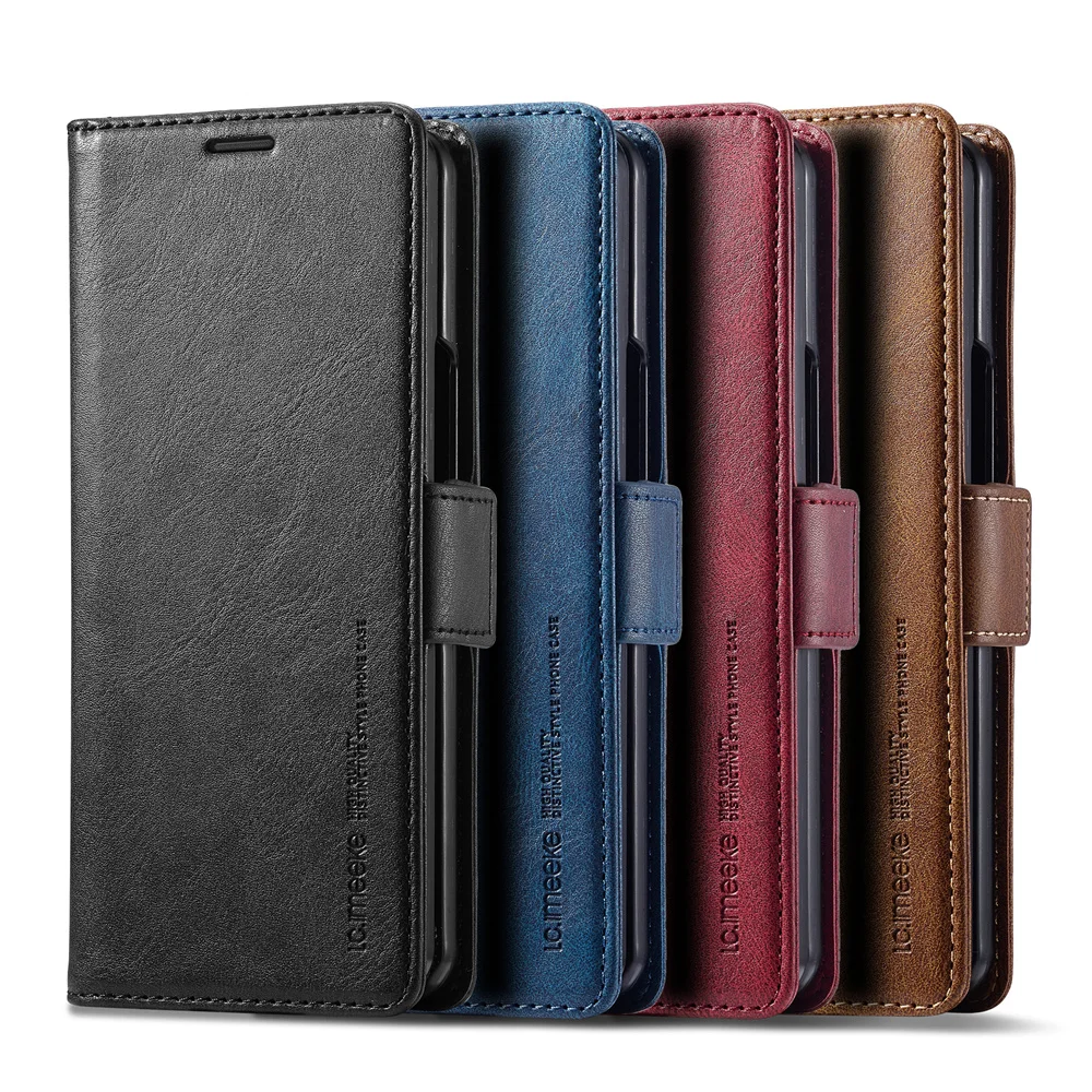 Кожаный чехол-кошелек для теле – обзор и цена Leather Wallet Card Holder Phone Cover