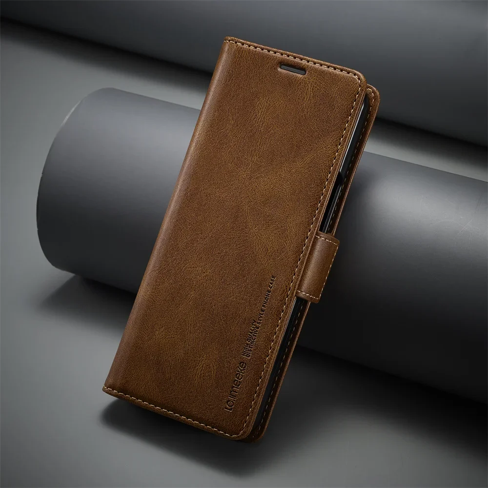 Кожаный чехол-кошелек для теле – обзор и цена Leather Wallet Card Holder Phone Cover