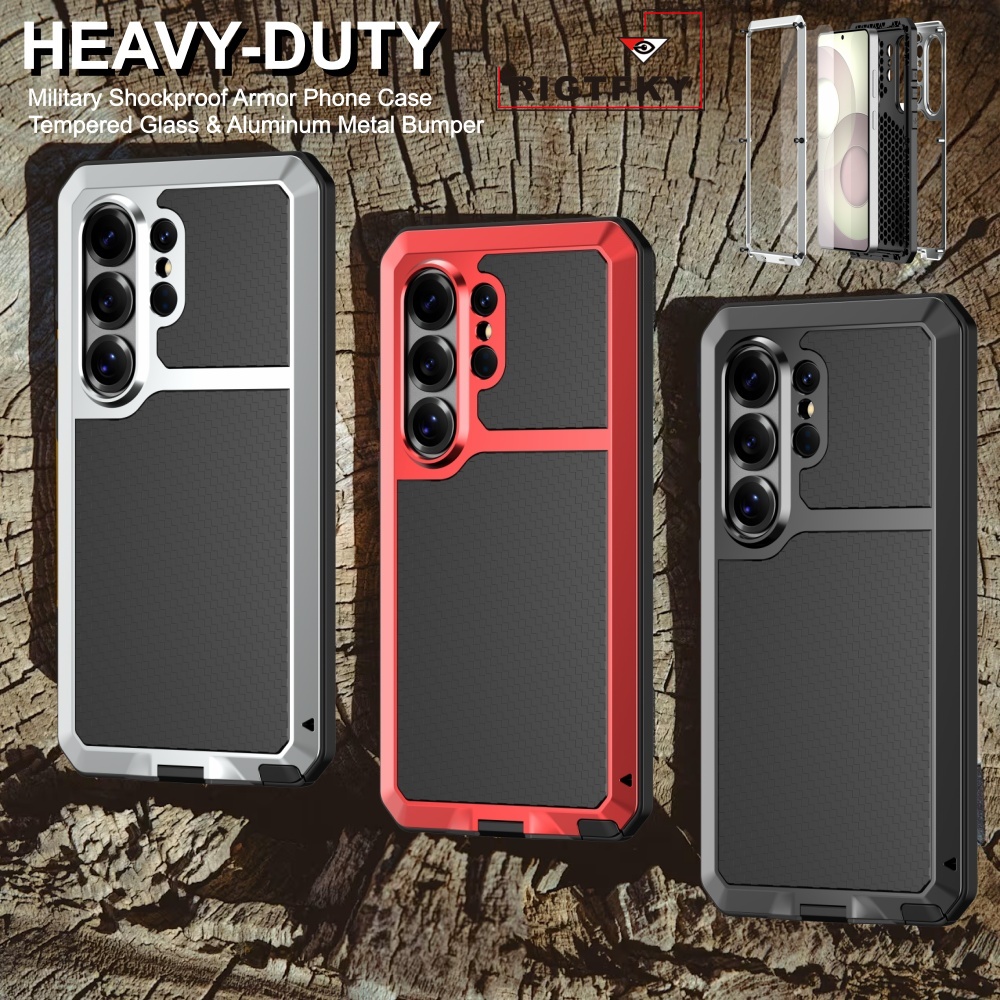 Чехол для Samsung S26 Ultra, S – обзор и цена Heavy Duty 360 Full Body Protective Case