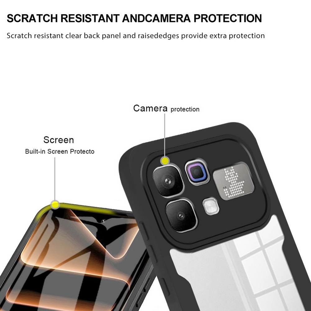 Роскошный прозрачный чехол 360 – обзор и цена Heavy Duty 360 Full Body Protective Case