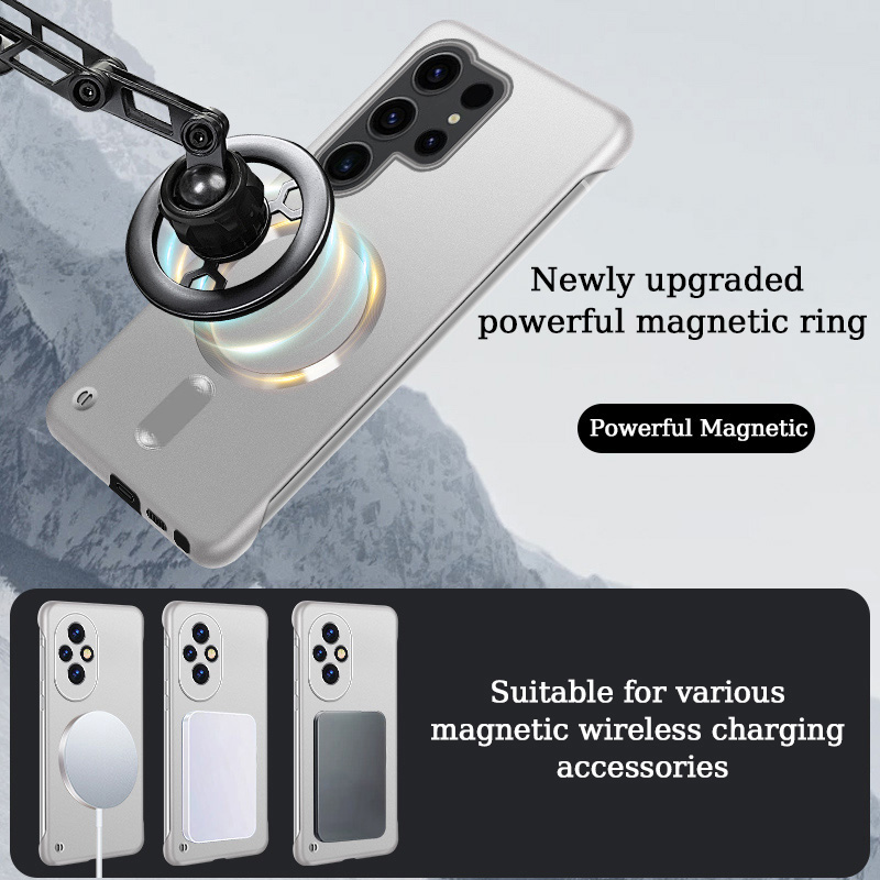 Тонкий безрамочный магнитный ч – обзор и цена Ultra Thin Frameless Phone Cover