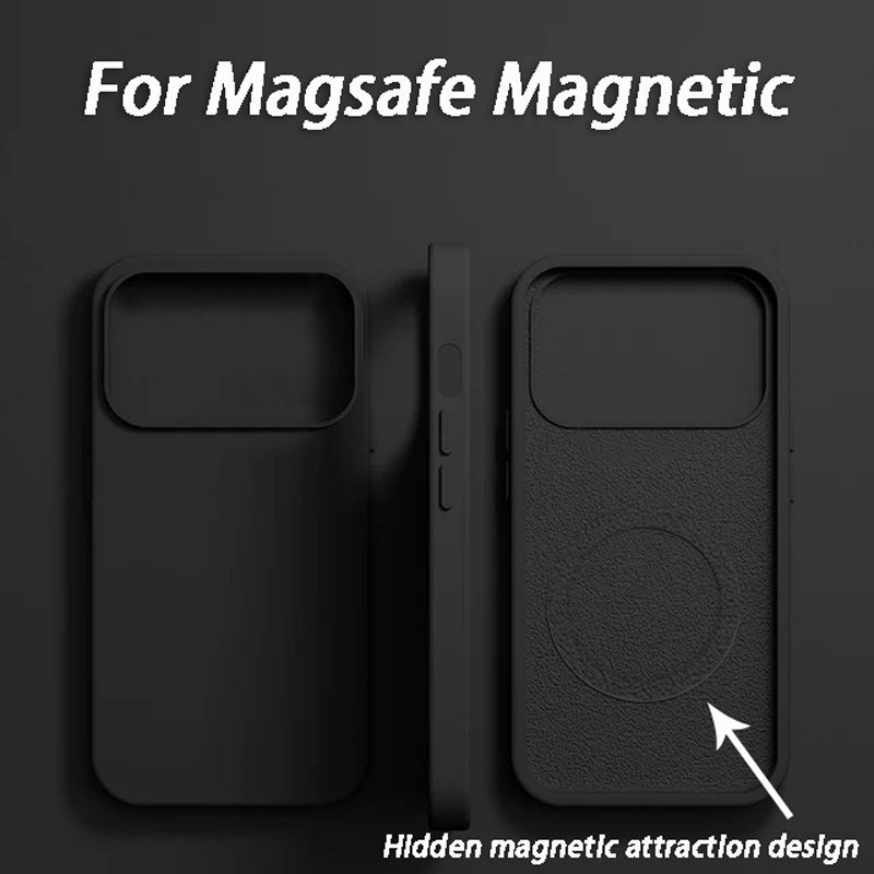 Роскошный чехол для беспроводн – обзор и цена Liquid Silicone Magnetic Phone Case
