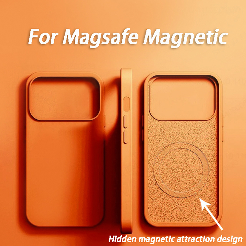 Роскошный чехол для беспроводн – обзор и цена Liquid Silicone Magnetic Phone Case