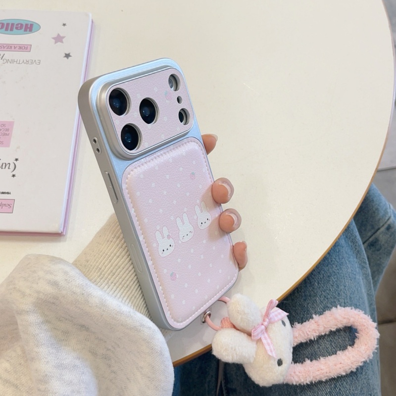 Милый кожаный чехол для телефо – обзор и цена Cute Cartoon Wrist Strap Silicone Case